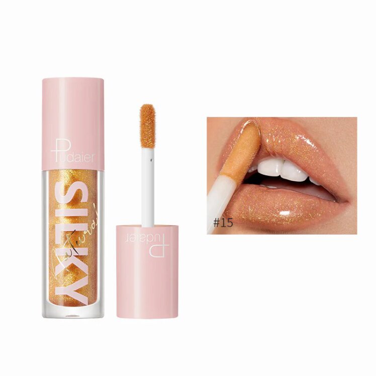 رژ لب براق (برق لب) پودایر شماره 1 - Pudaier silky lip gloss 1