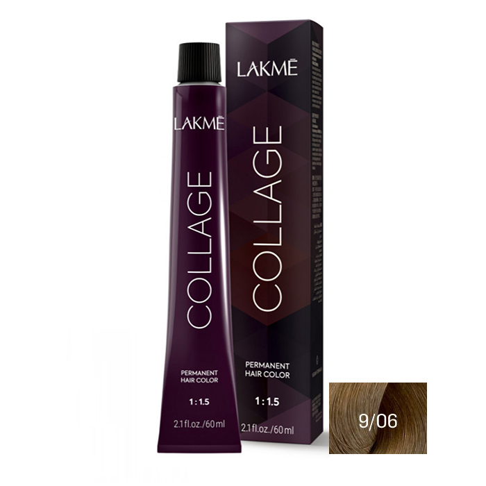  رنگ مو لاکمه سری کلاژ شماره 9/06 ( بلوند خیلی روشن گرم ) - Lakme Collage Hair Color 