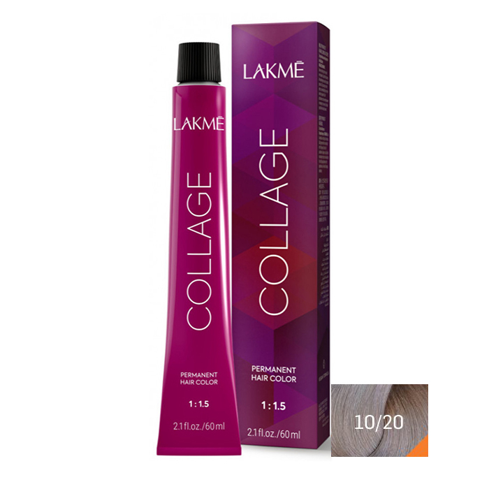  رنگ مو لاکمه سری کلاژ شماره 10/20 ( یاسی پلاتینیوم ) - Lakme Collage Hair Color 