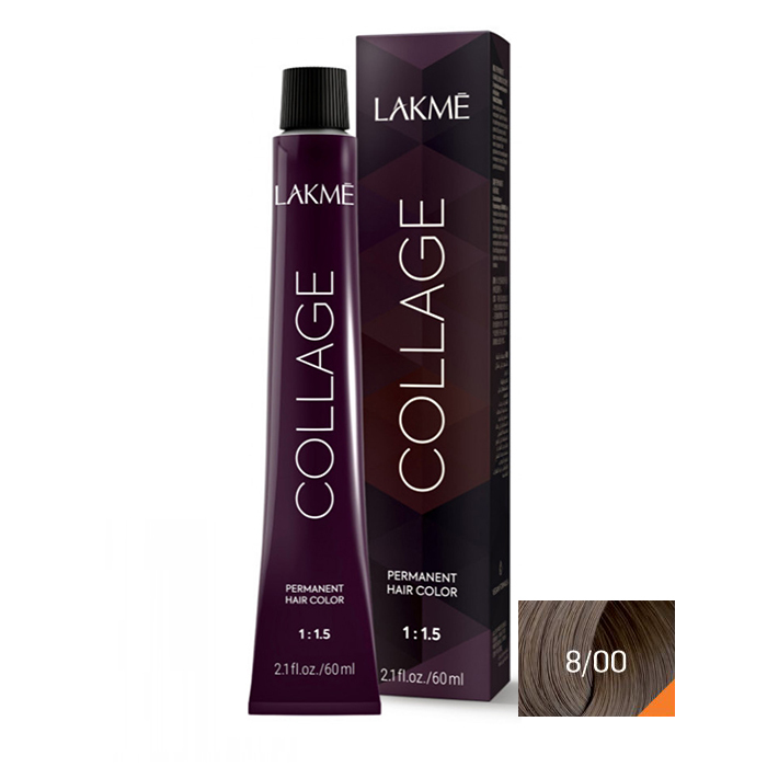 رنگ مو لاکمه سری کلاژ شماره 8/00 ( بلوند روشن ) - Lakme Collage Hair Color