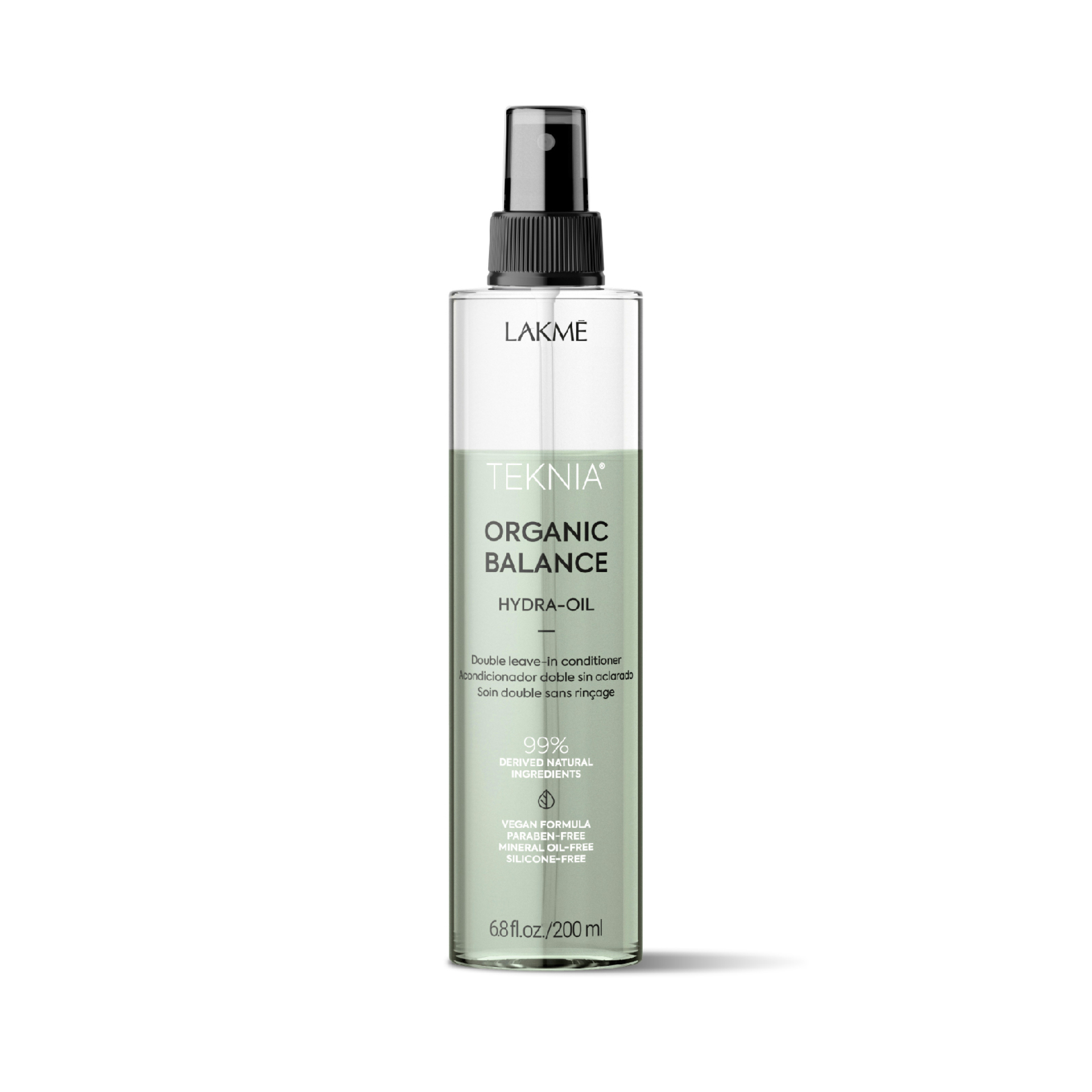  دوفاز آبرسان عمیق مو تکنیا ارگانیک بالانس لاکمه حجم 200 میلی لیتر - Lakme Teknia Organic Balance HYDRA-OIL 200 ml 