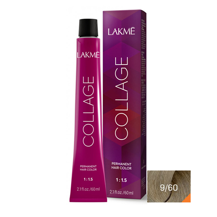  رنگ مو لاکمه سری کلاژ شماره 9/60 ( فندقی خیلی روشن ) - Lakme Collage Hair Color 