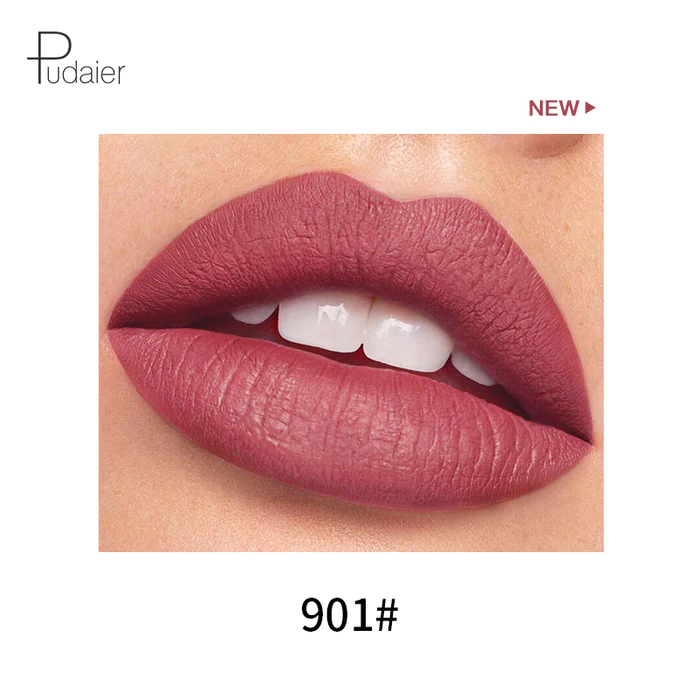  رژ لب مایع مات فوق ماندگار کپسولی پودایر شماره 901 - Pudaier matte liquid pills lipstick 