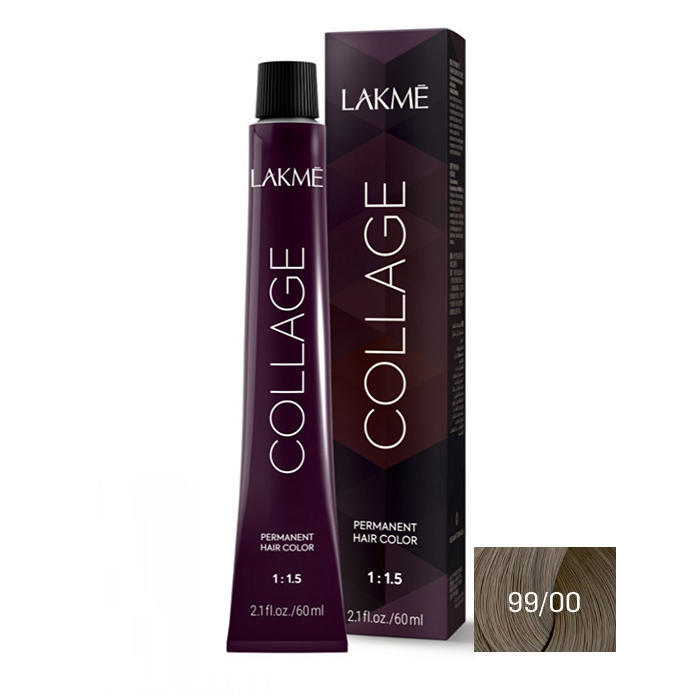 رنگ مو لاکمه سری کلاژ شماره 99/00 ( بلوند خیلی روشن قوی ) - Lakme Collage Hair Color